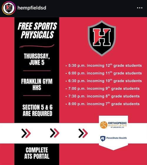Physicals flyer