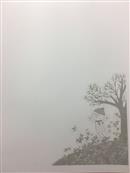 Tablet with fall tree 