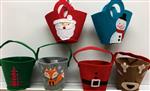 Holiday-styled Canvas totes 