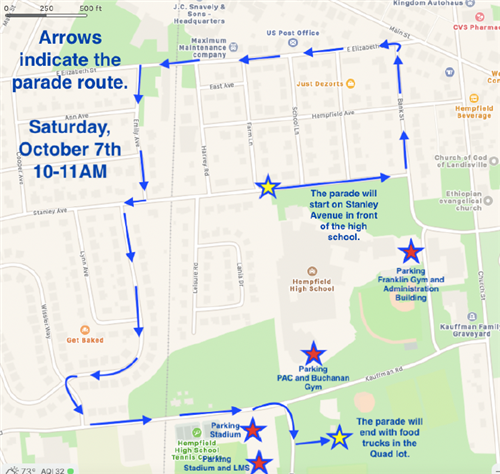 parade route